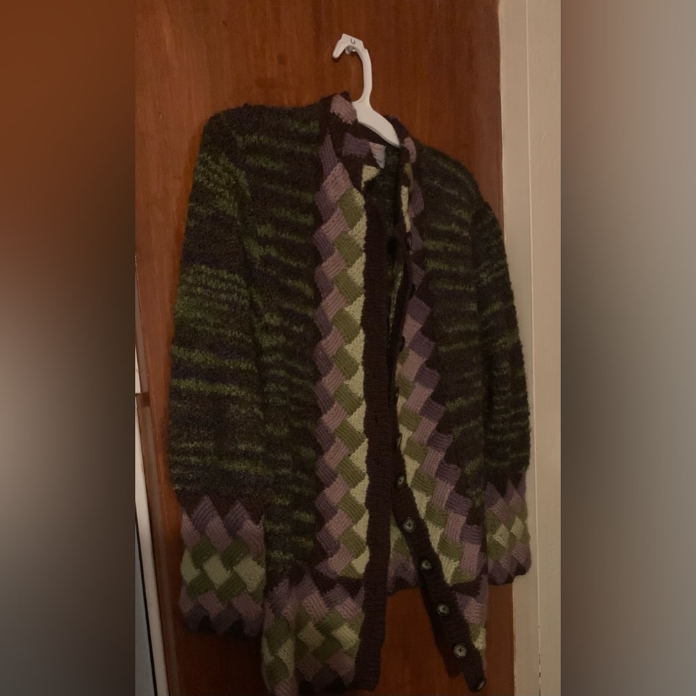 Jane euson collection silk wood designer yarn New Zealand  cardigan sweater